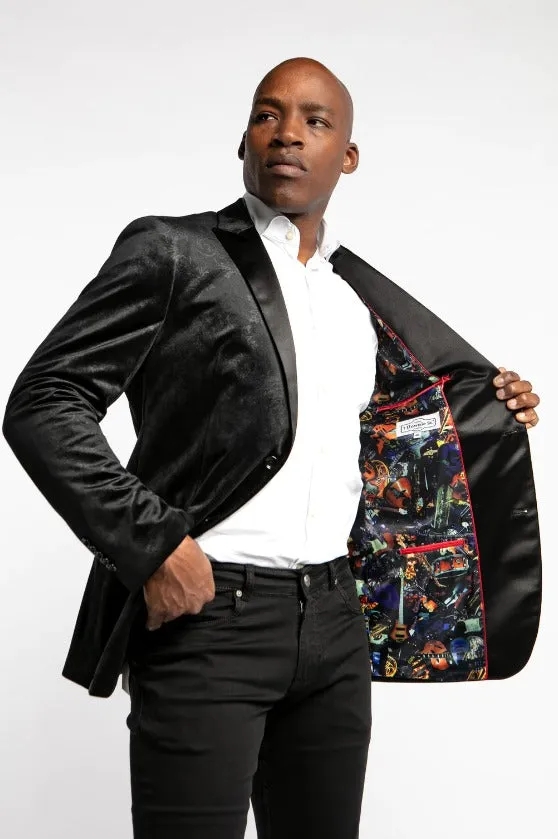 7 Downie Street Blazer Valencia, Black