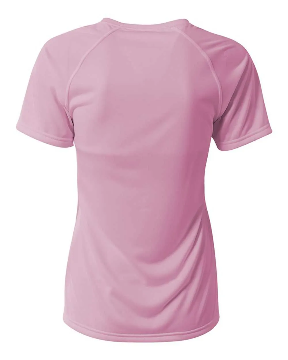 A4 NW3393 SureColor Short Sleeve Cationic Women's Tee - Pink
