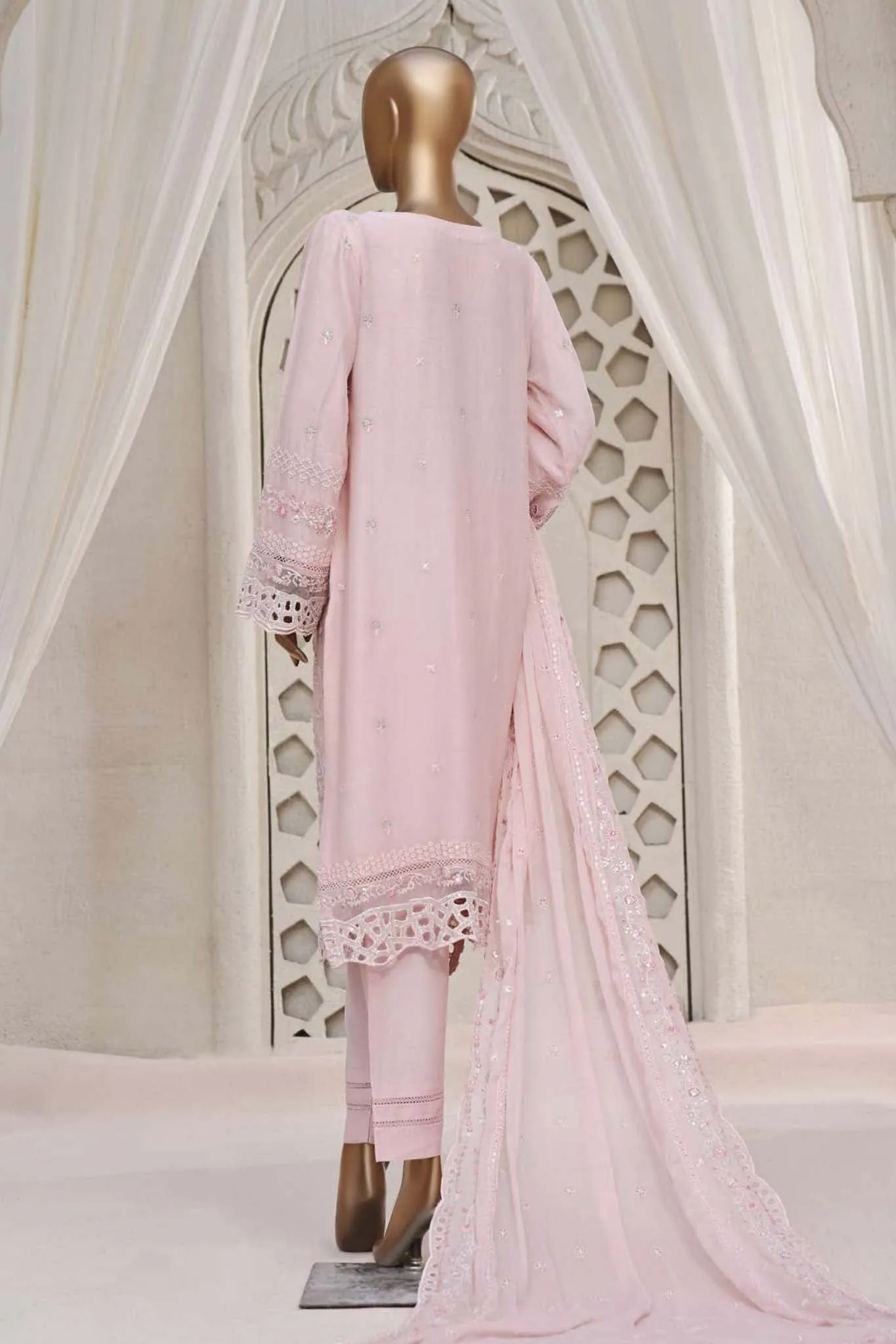 Afsaany by Sada Bahar Stitched 3 Piece Chiffon Vol-02 Collection'2024-CR-10-Pink