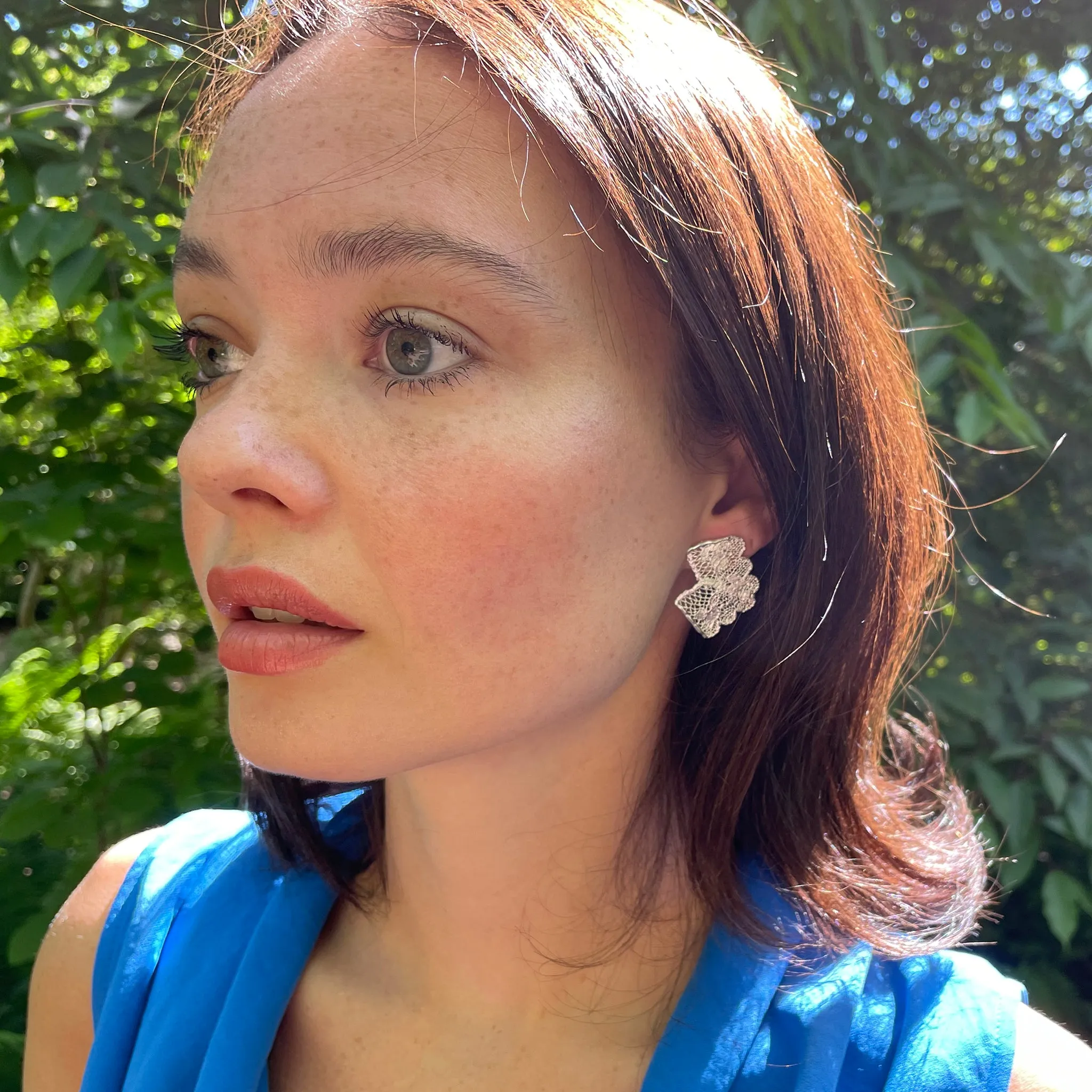 Audra - Stud Lace Earrings