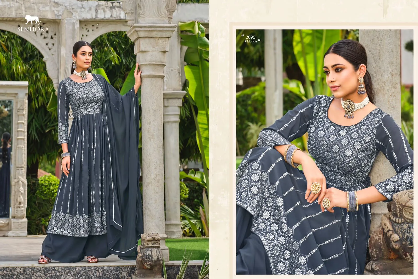 Beautiful Premium Vedika Latest Designer Salwar Suit Design 2095
