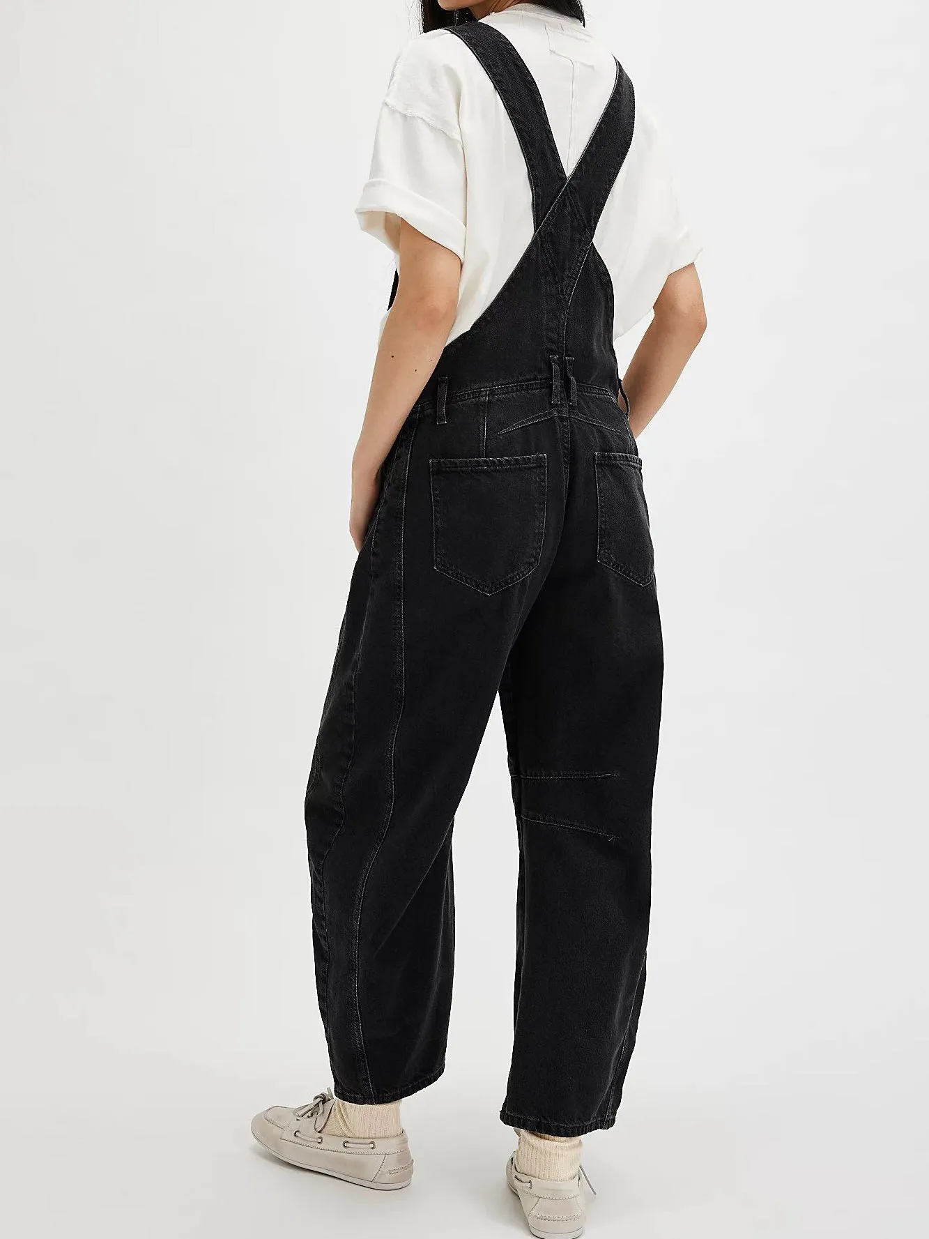 Casual Loose Denim Overalls