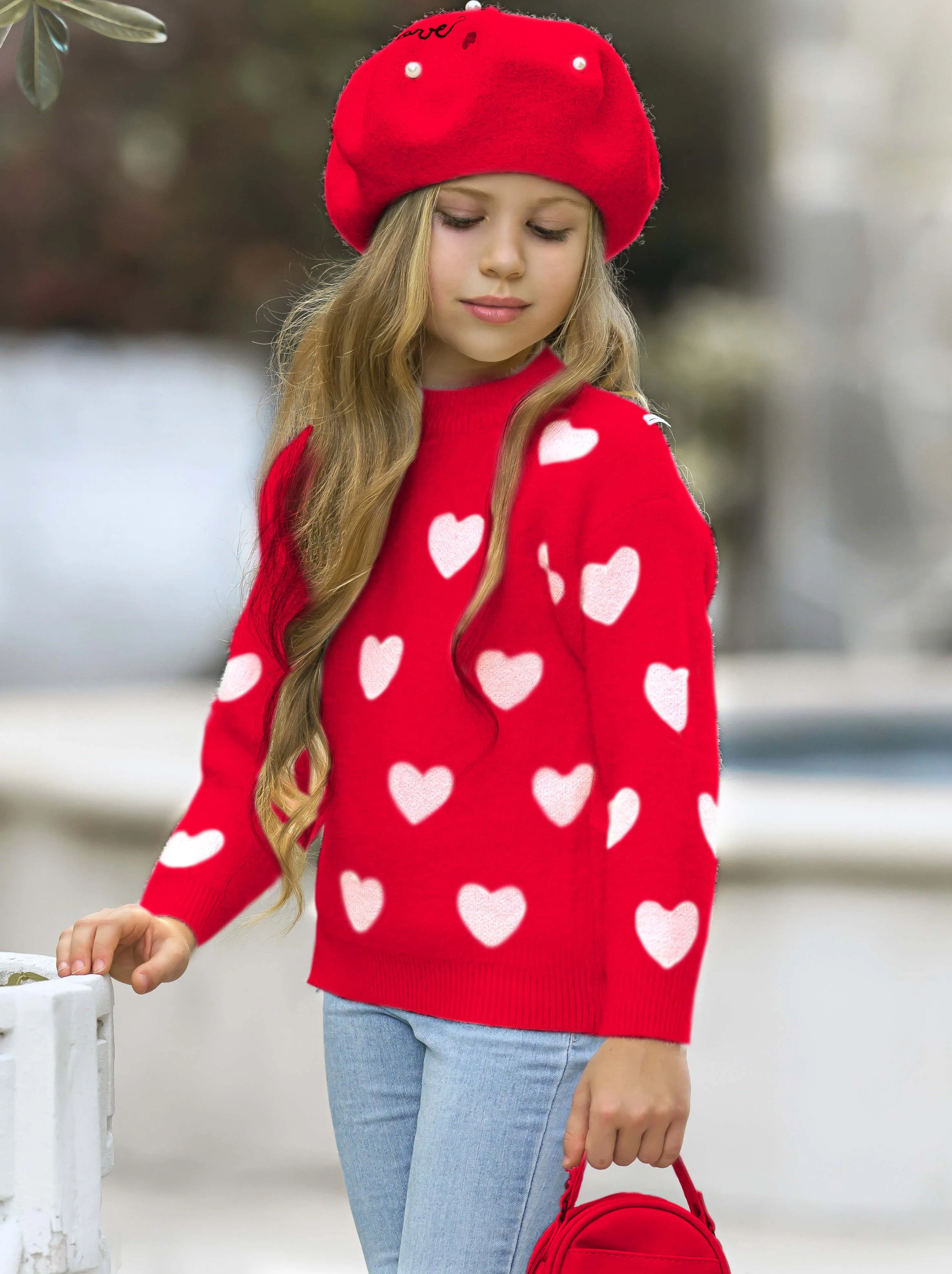 Cozy Chance at Love Cable Knit Sweater for Heartfelt Moments