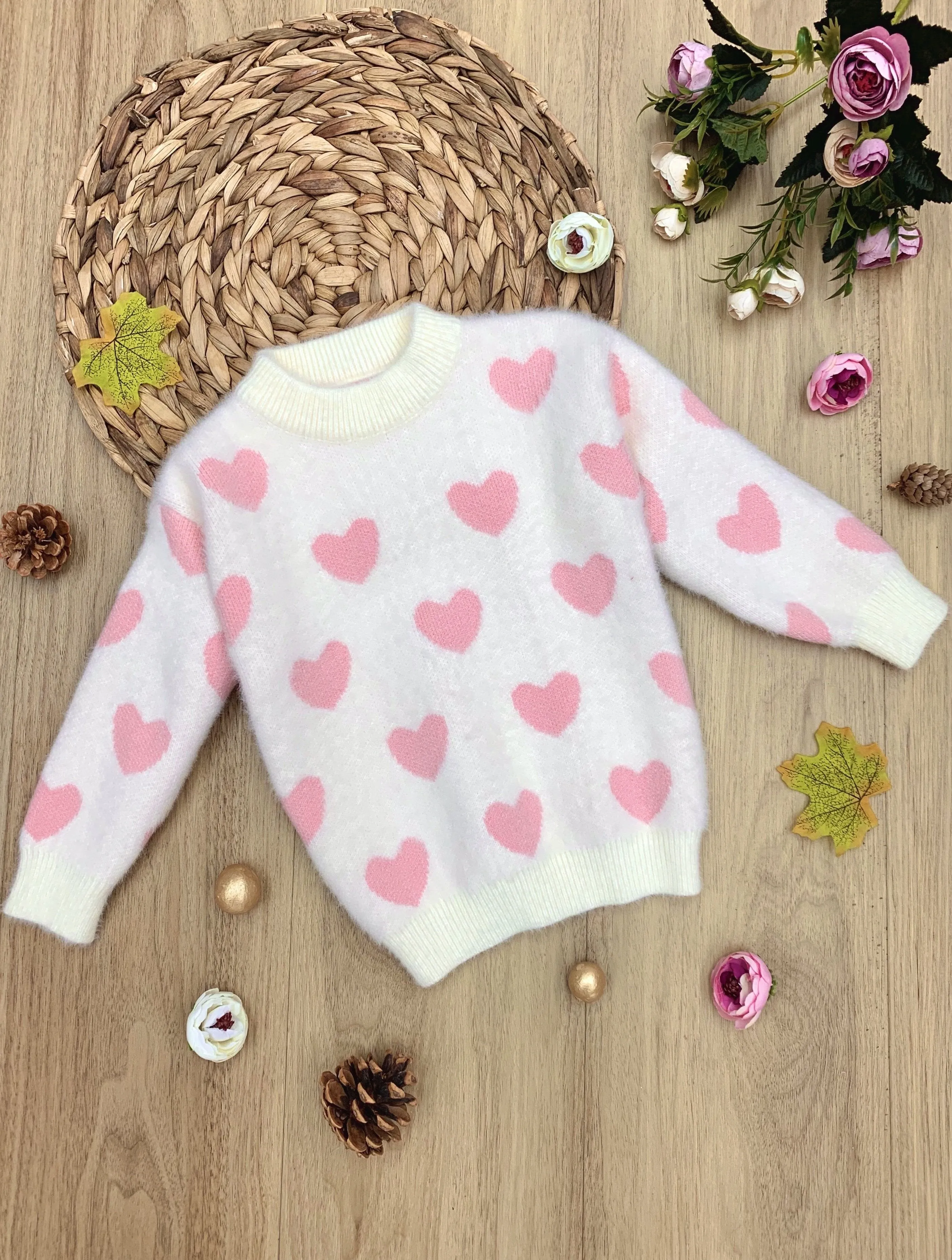 Cozy Chance at Love Cable Knit Sweater for Heartfelt Moments