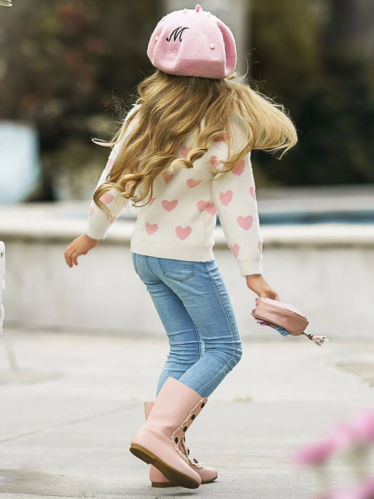 Cozy Chance at Love Cable Knit Sweater for Heartfelt Moments