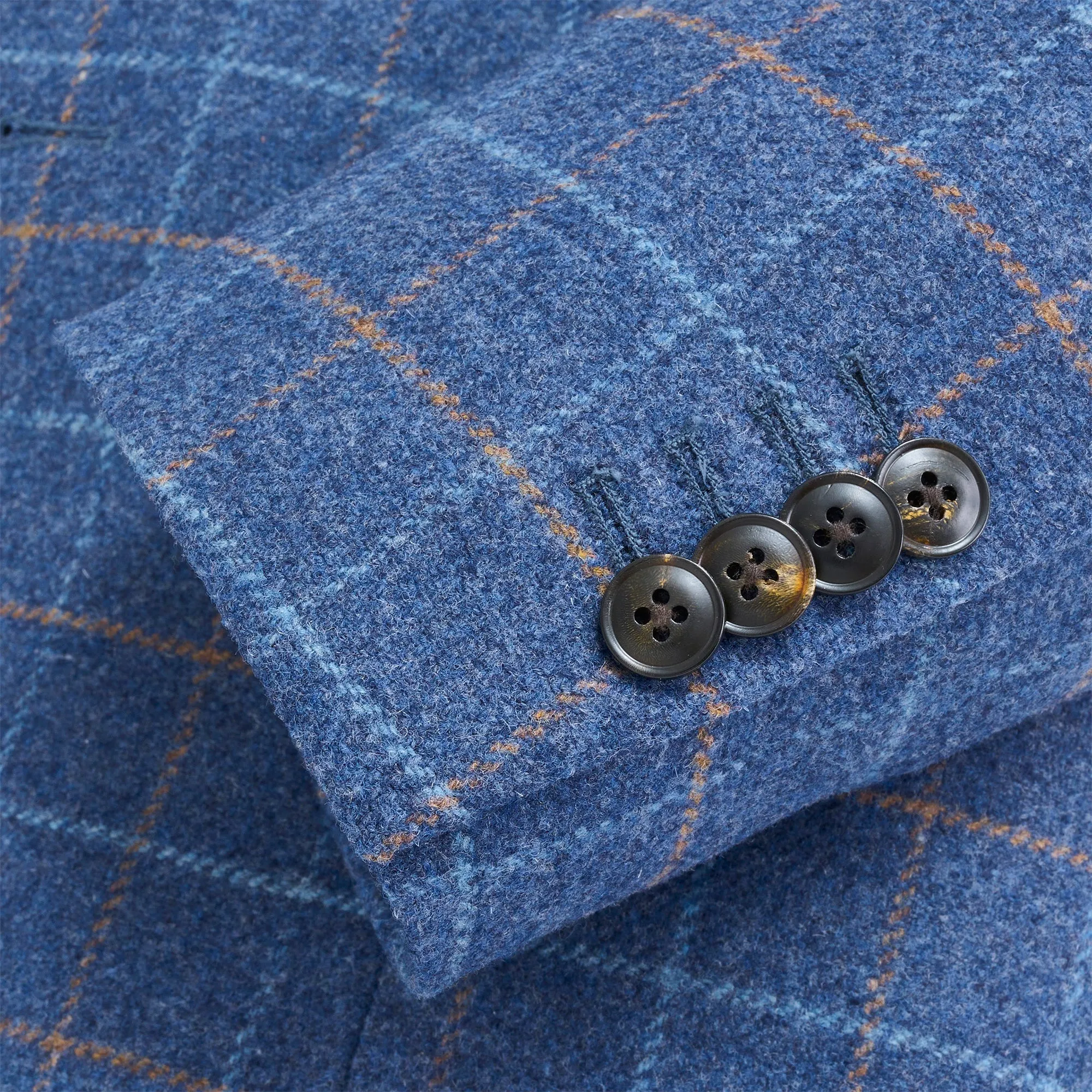 Country Blue Windowpane Sport Coat - Stylish Mens Jacket for a Classic Look