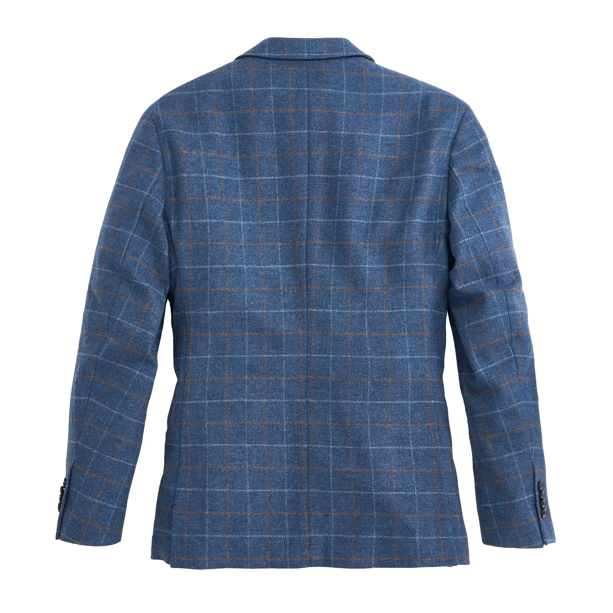 Country Blue Windowpane Sport Coat - Stylish Mens Jacket for a Classic Look