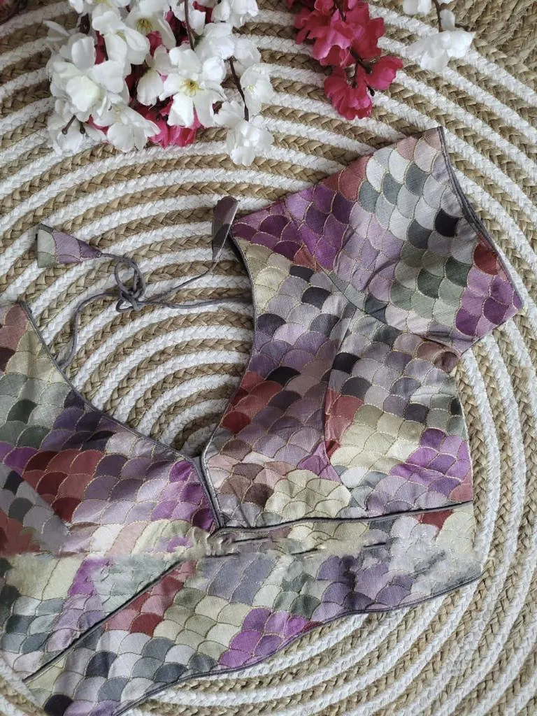 Divya-4 Beautiful Print Cover Blouse