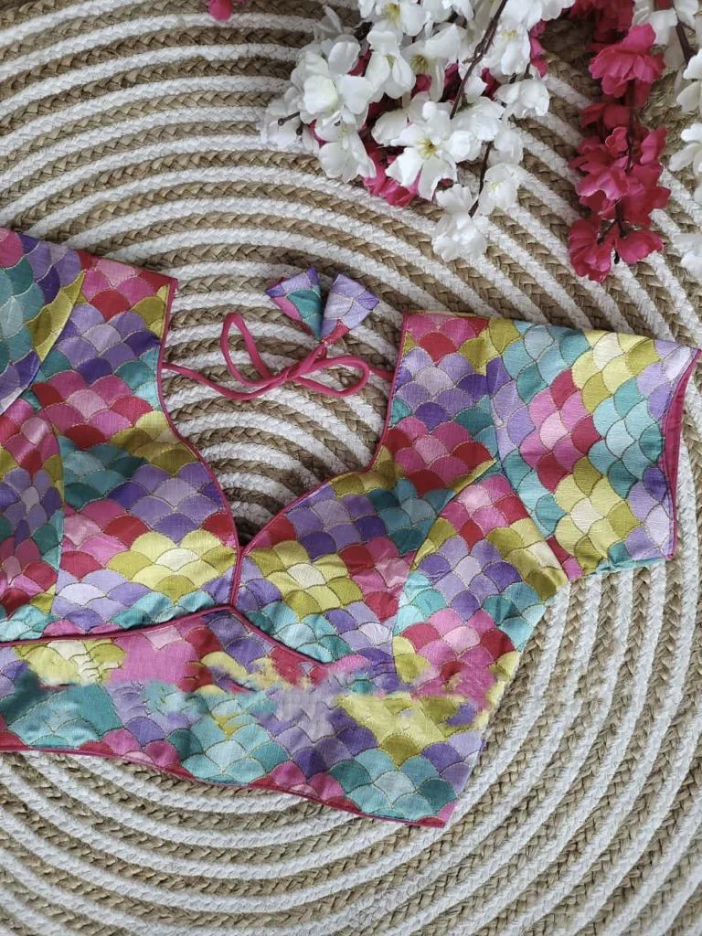 Divya-4 Beautiful Print Cover Blouse