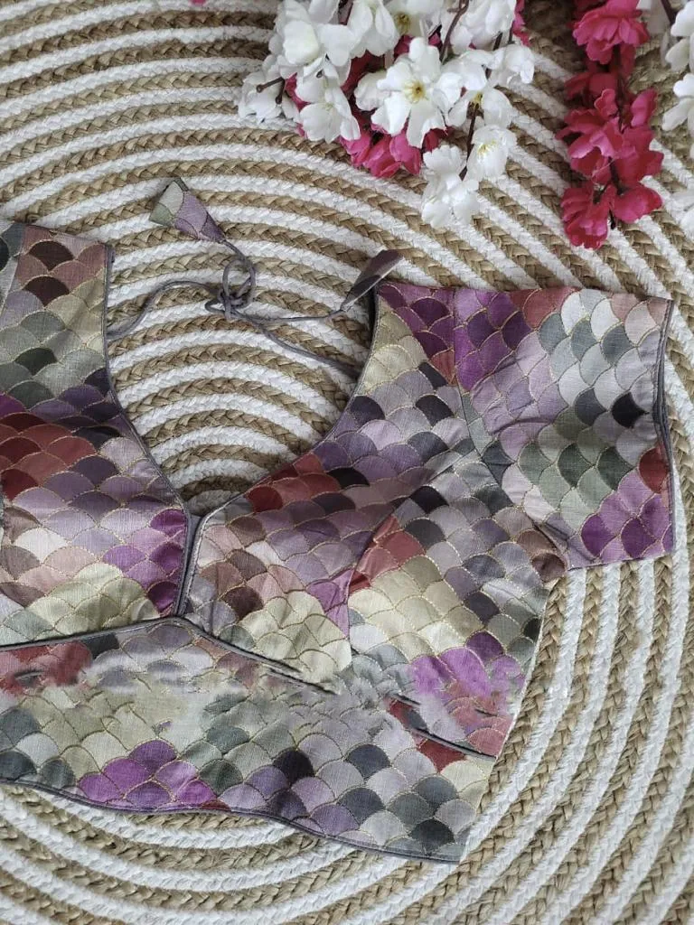 Divya-4 Beautiful Print Cover Blouse