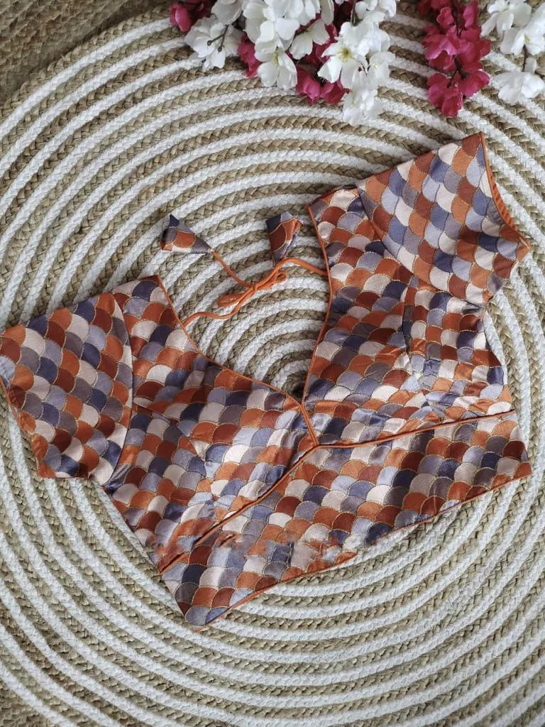 Divya-4 Beautiful Print Cover Blouse