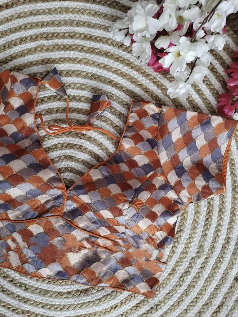 Divya-4 Beautiful Print Cover Blouse