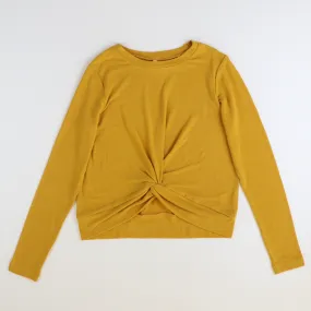 Elise Twist Top- Mustard