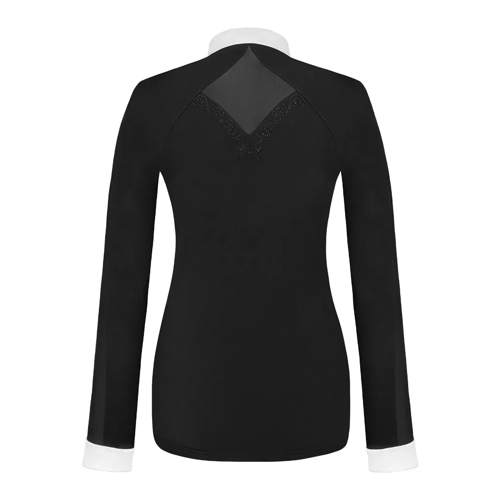 FairPlay Cathrine Long Sleeved Competition Shirt Black-White