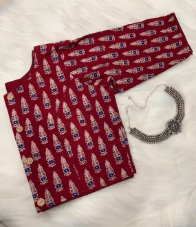 Fancy Ajarakh Blouse