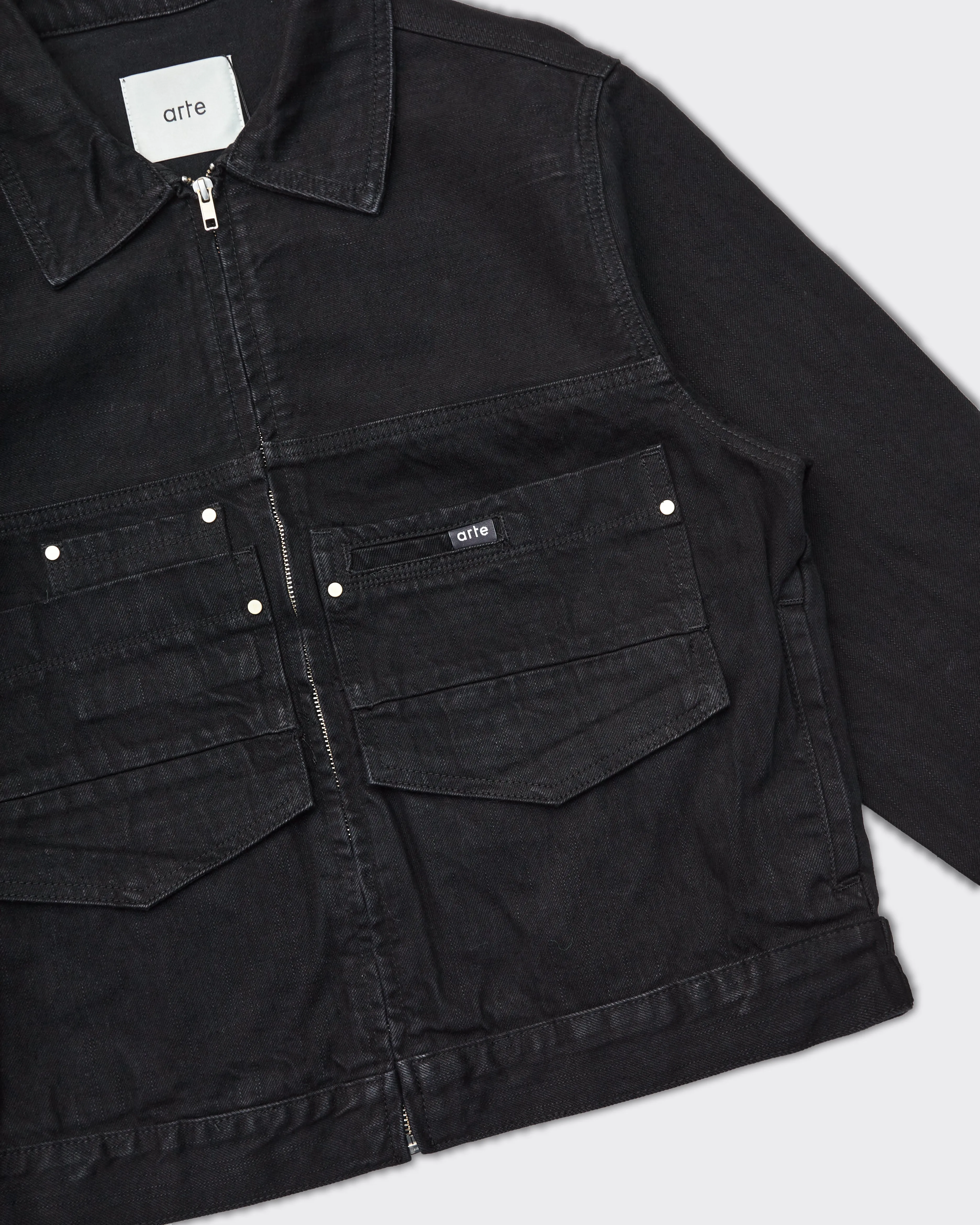 Giacca Denim Nera