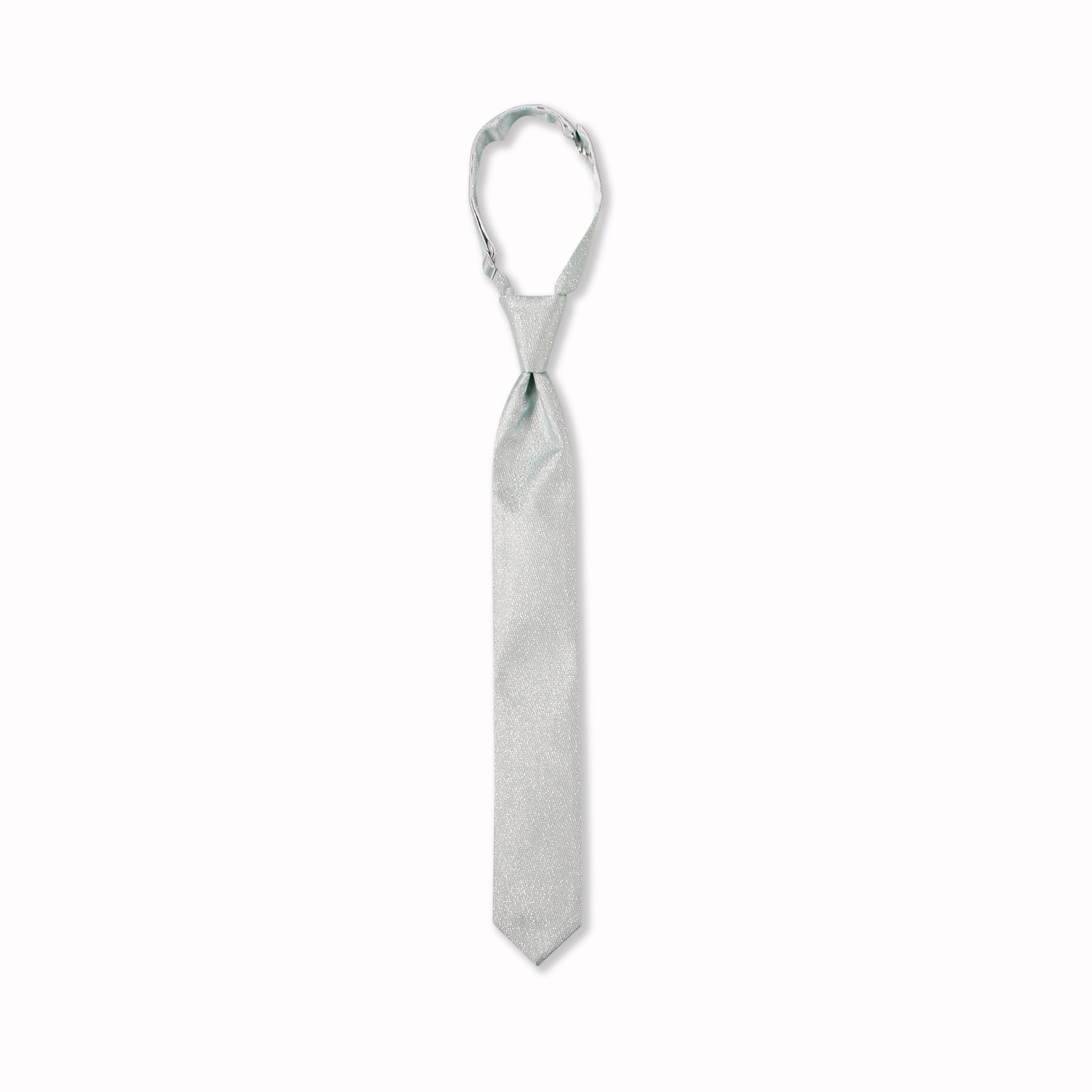 Glitter Long Tie - Tellurium