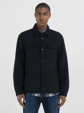 ID24988-Replay Navy Overshirt Jacket