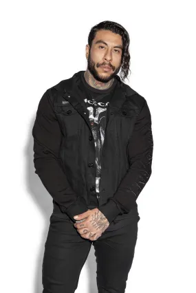 Jack - Versatile 2-in-1 Hooded Denim Jacket with Detachable Hood