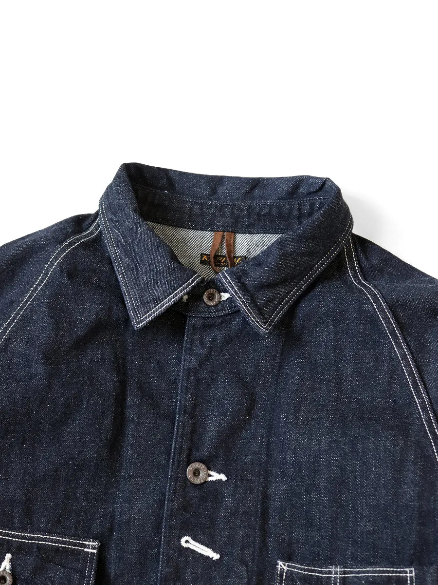 Kapital 12oz Indigo Denim Cactus Coverall - Durable Workwear for Men
