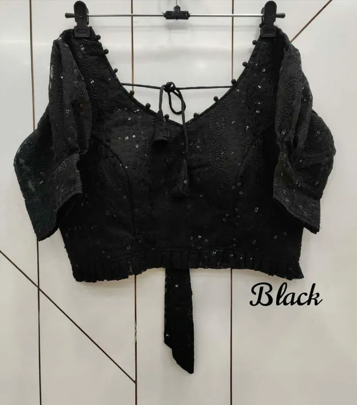 Party Wear Chikankari Blouse