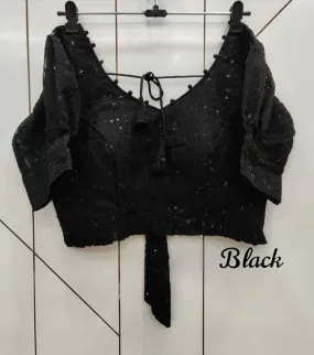 Party Wear Chikankari Blouse