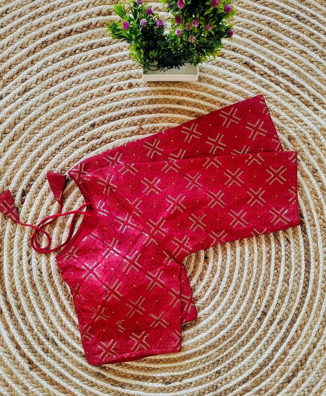 Party Wear Sequence Blouse