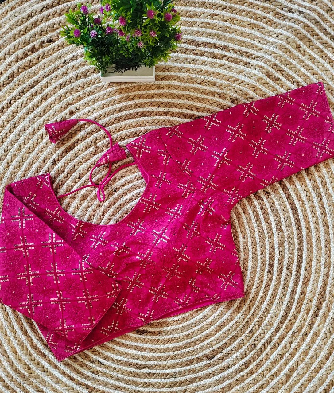 Party Wear Sequence Blouse