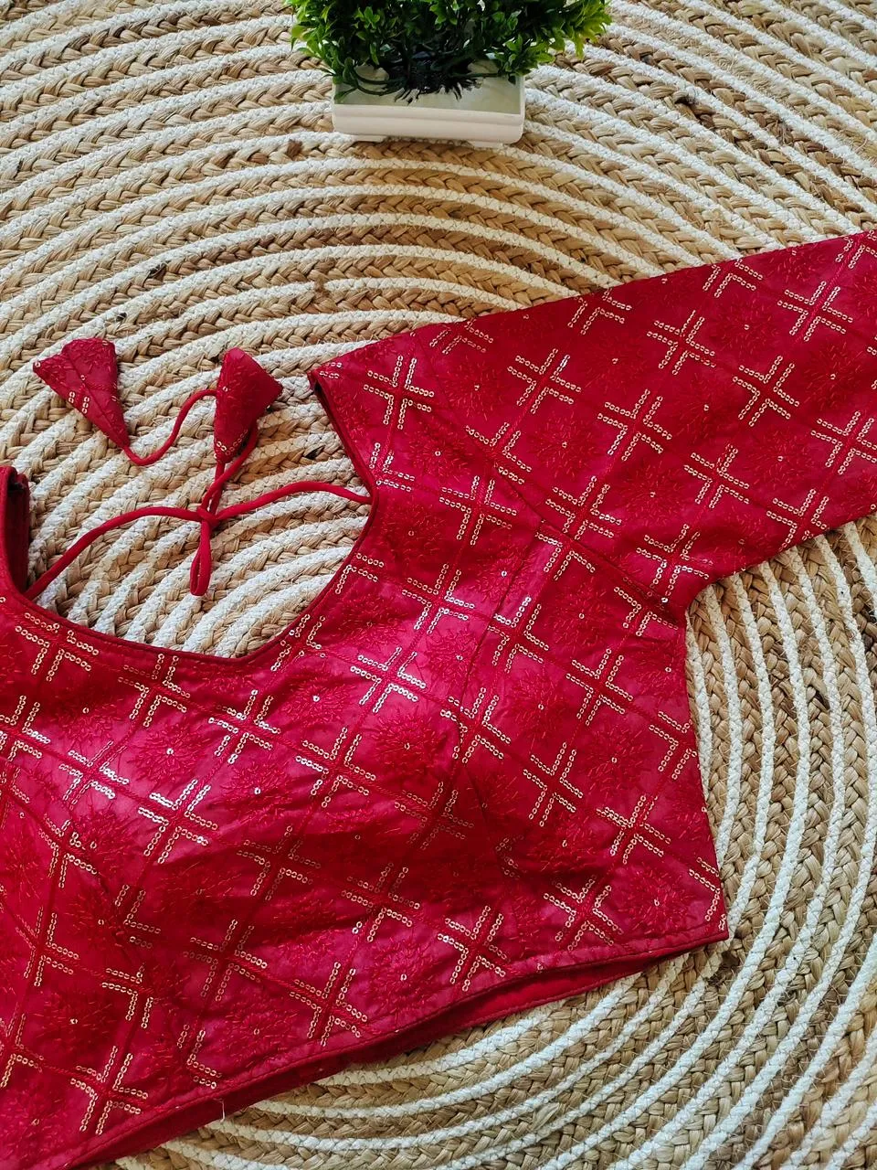 Party Wear Sequence Blouse
