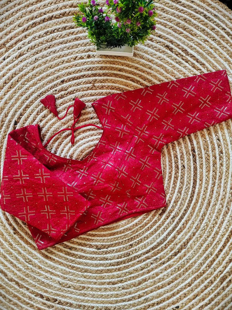 Party Wear Sequence Blouse