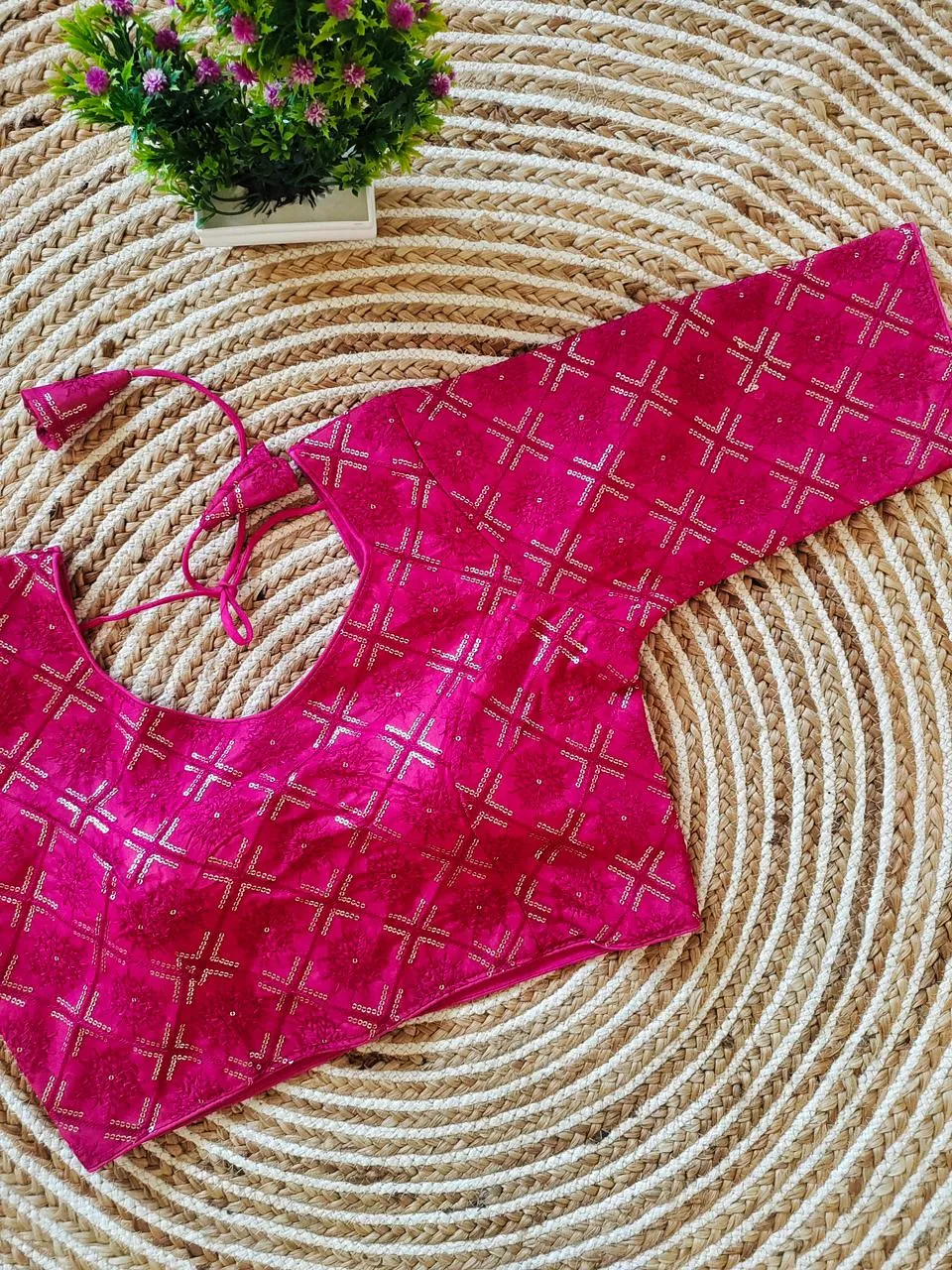 Party Wear Sequence Blouse