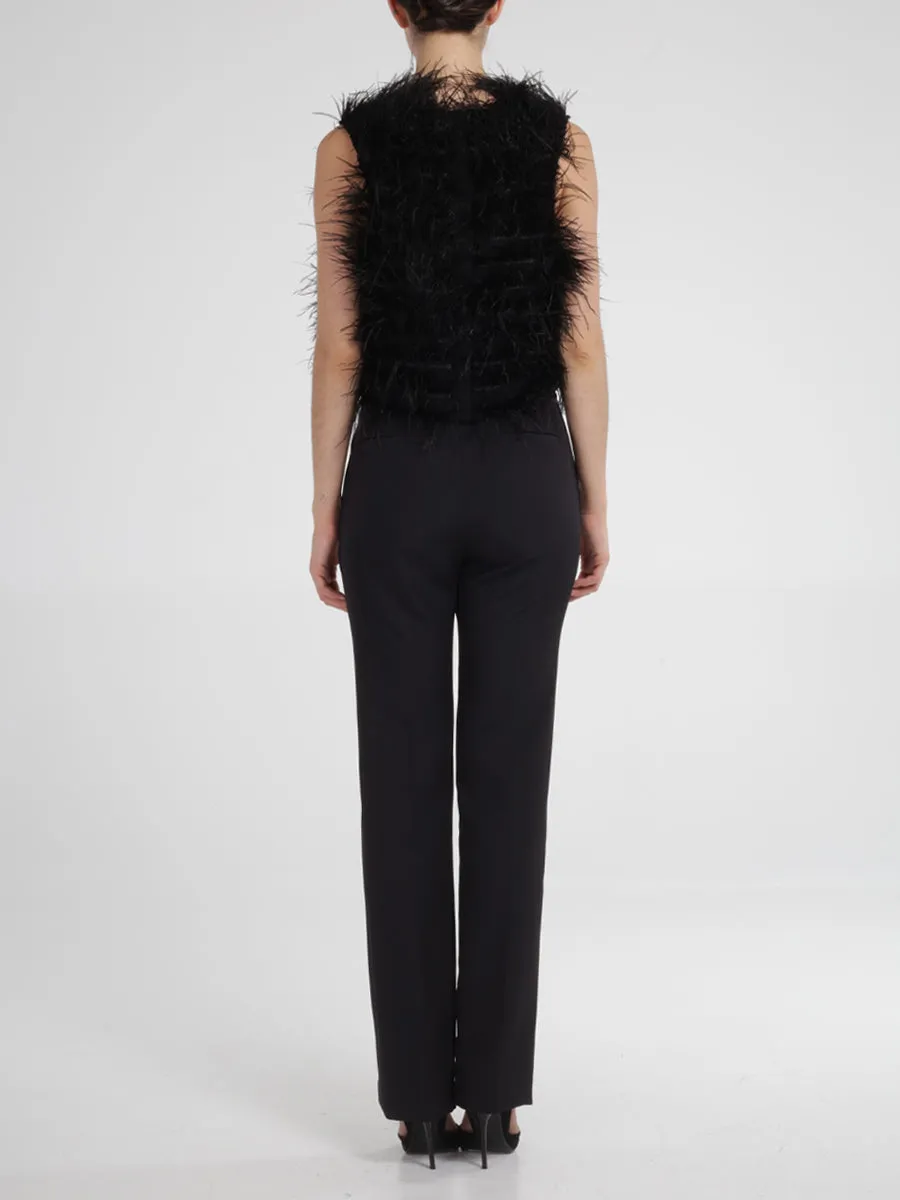 RAQUEL OROZCO Aida Top - Black