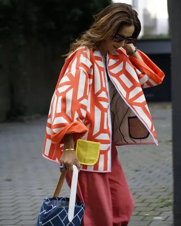 Reversible Chic Streetwear Varsity Jacket