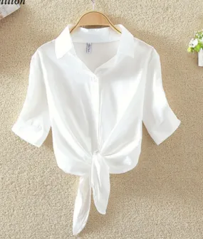 Short Sleeve Women Casual Tops