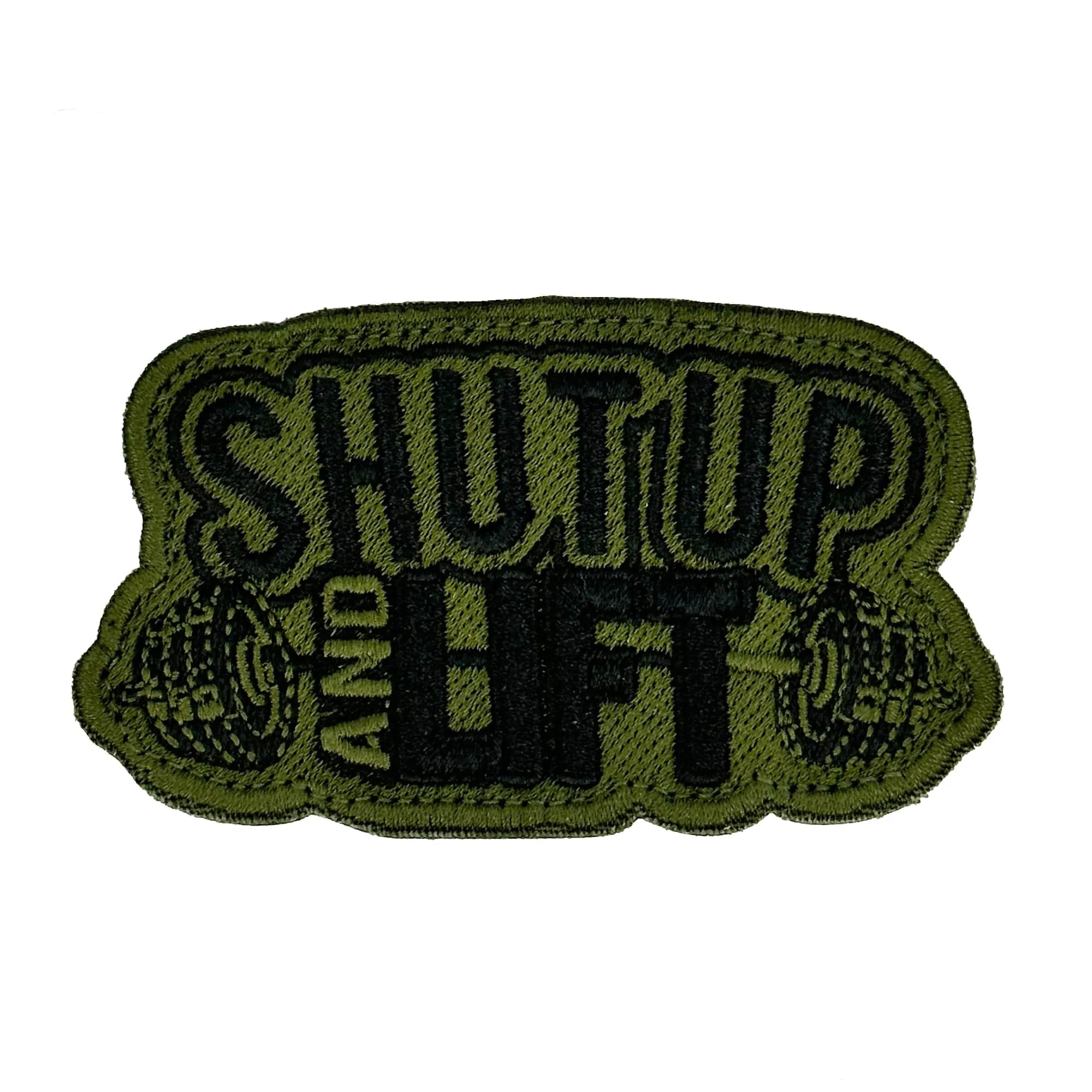 Shut Up and Lift - 3.25" Laser Cut Patch