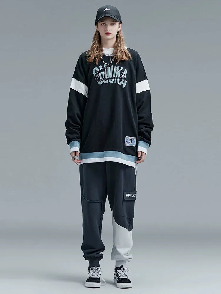 Street Dark Casual Mode Tops Loose