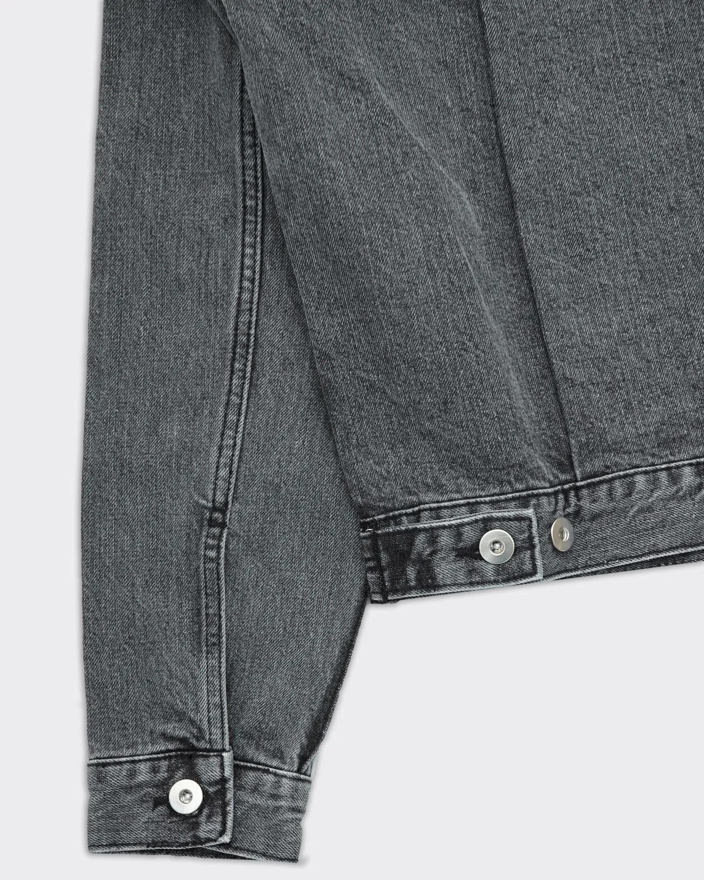 Trucker Jacket Denim Light Washed Grey