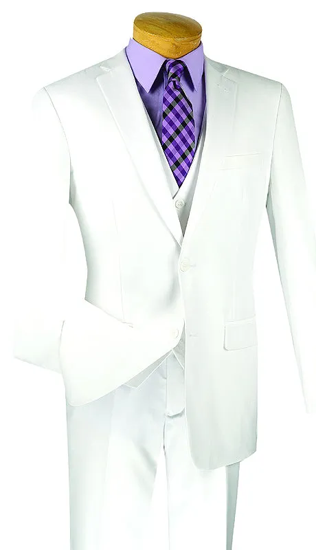 Vinci SV2900-WHT Mens Suit