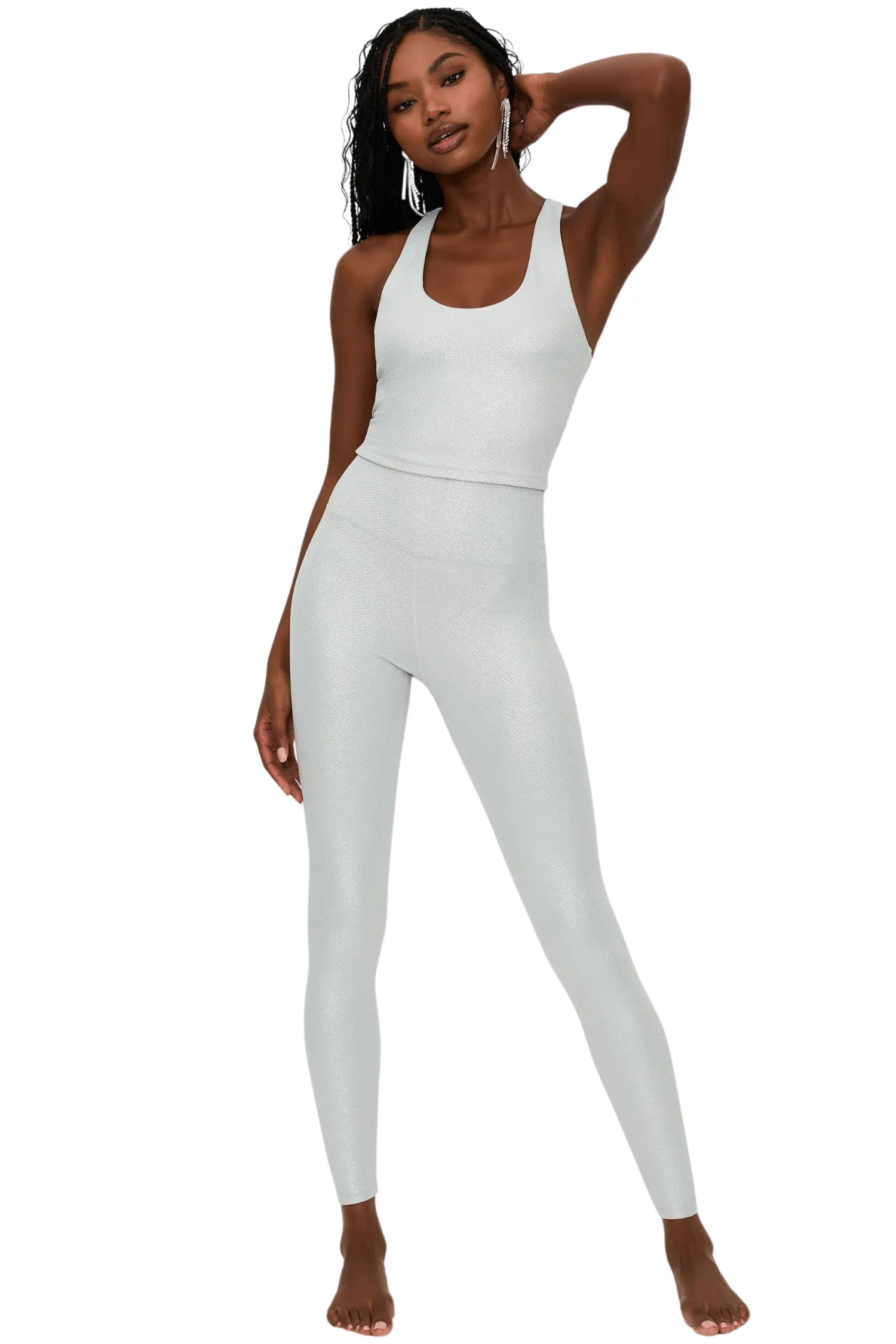 Yara Top Silver Shine Waffle